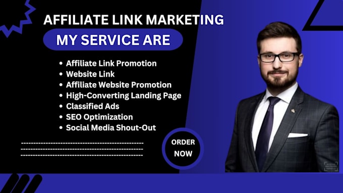 Gig Preview - Do affiliate marketing clickbank link promotion clickbank affiliate sales funnel