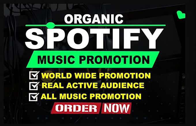 Gig Preview - Do organic  music promotion, spotify album promotion, spotify music