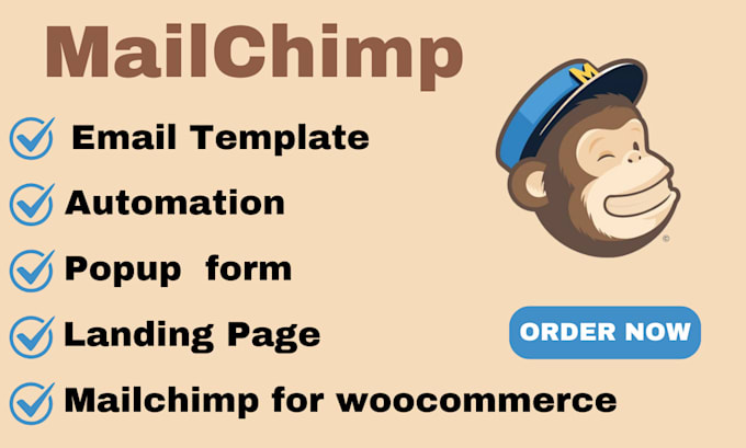 Gig Preview - Design mailchimp email template, popup form, and automation