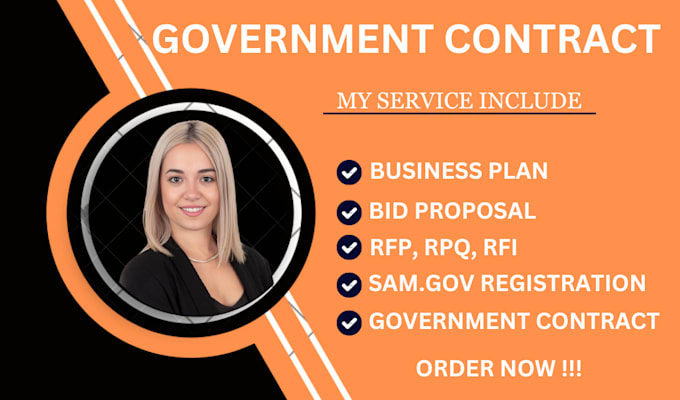 Gig Preview - Respond to rfp win government contract bid proposal rfq rfq rfi tender in US UK