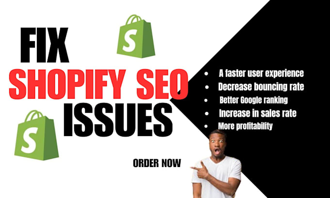 Bestseller - completely fix shopify SEO issues to increase your traffic and sales