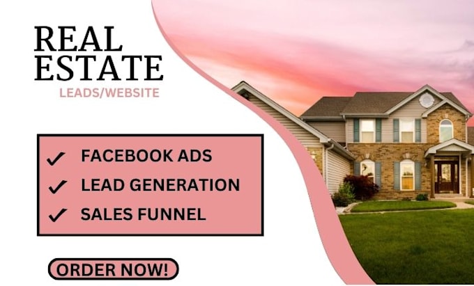 Gig Preview - Real estate leads commercial estate home warranty leads sales funnel