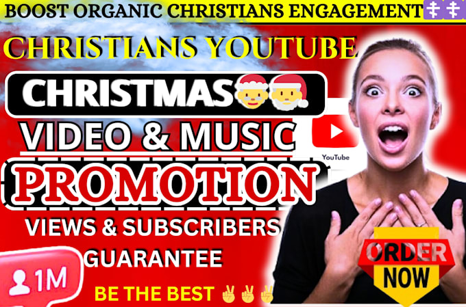 Gig Preview - Do christmas video youtube promotion christianity, christian video