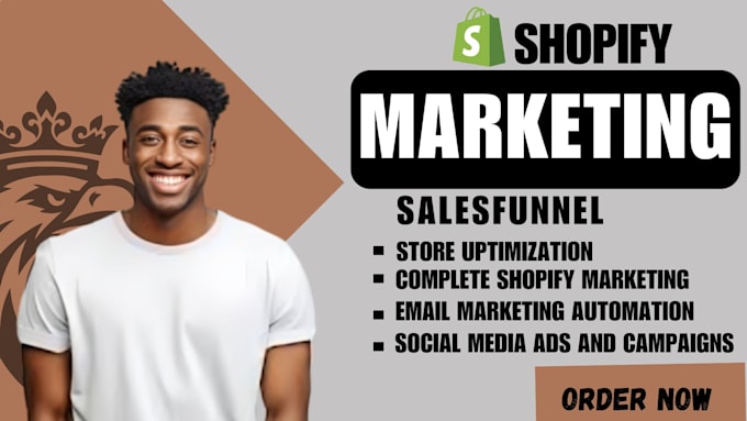 Gig Preview - Boost your shopify sales with expert marketing, for higher conversions