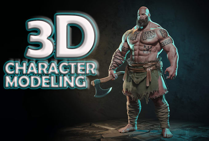 Gig Preview - Do attractive 3d game character modelling, 3d rigging animation cartoon