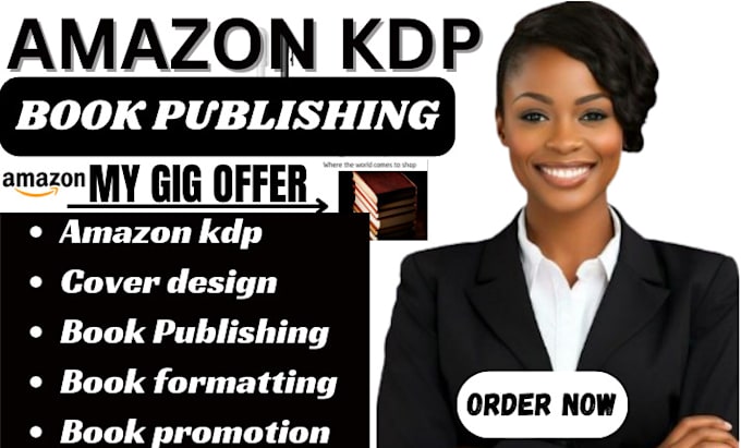 Gig Preview - Format, publish, promote on your book on amazon kdp