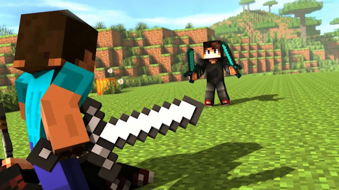 Gig Preview - Create 3d minecraft animation, minecraft mapping, roblox character animation