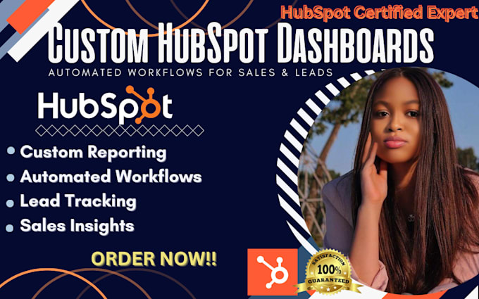 Gig Preview - Custom hubspot reports hubspot dashboard for  automated report hubspot analytics