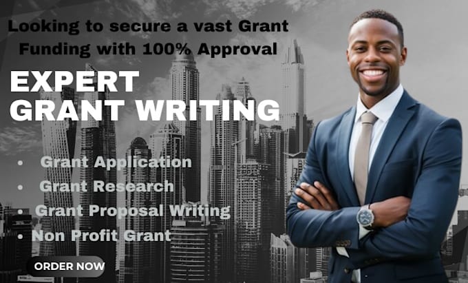 Gig Preview - Do your grant application, grant research, grant writing and grant proposal