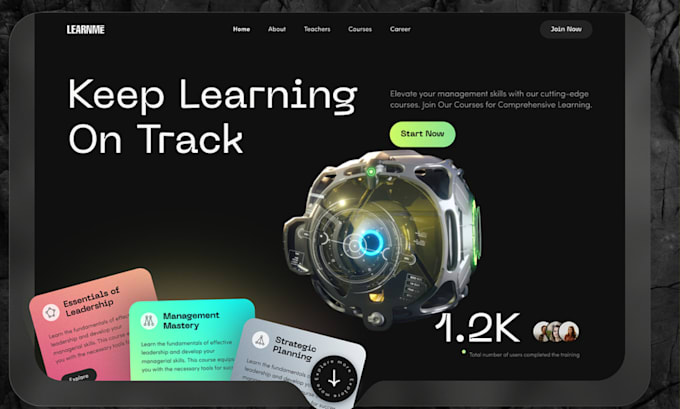 Gig Preview - Develop custom 3d interactive threejs animated  webflow website design, webgl