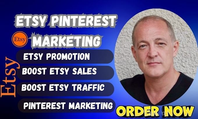 Gig Preview - Boost etsy traffic and sales with etsy promotion and pinterest marketing