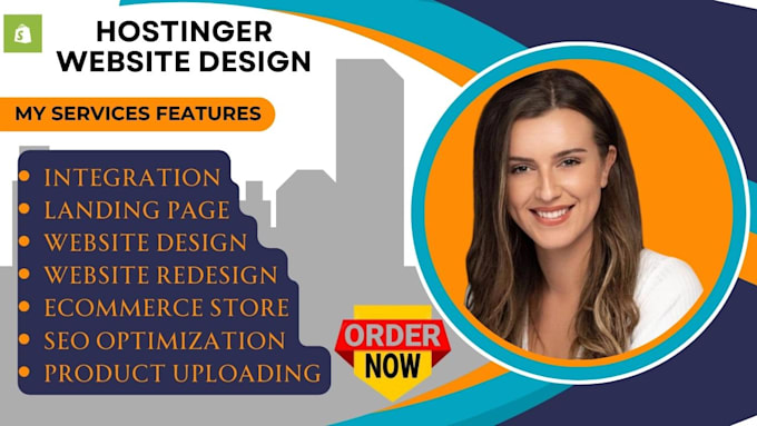 Gig Preview - Hostinger website design wix website design godaddy wordpress hostinger blogs