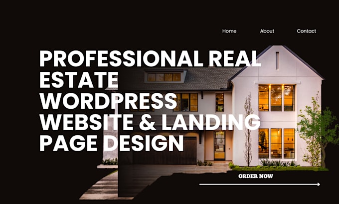 Gig Preview - Design a stunning wordpress website for real estate, realtor, agent