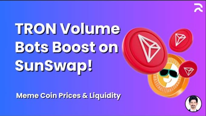 Gig Preview - Develop sunpump sunswap bot for tron monitor trading bundle volume monitor bot