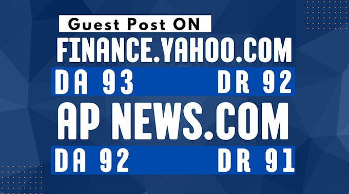 Gig Preview - Publish your press release on yahoo finance da93