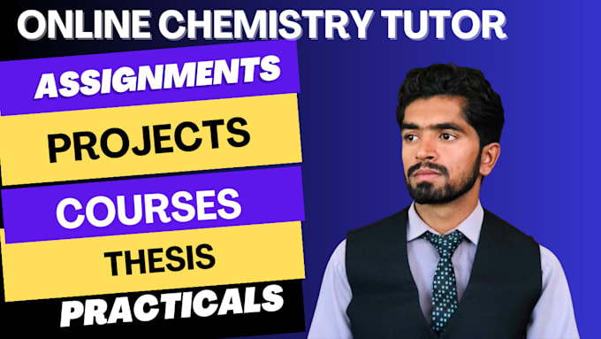 Gig Preview - Be your tutor for basic and general chemistry