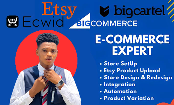 Gig Preview - Big cartel big cartel website bigcommerce ecwid payhip store design big cartel