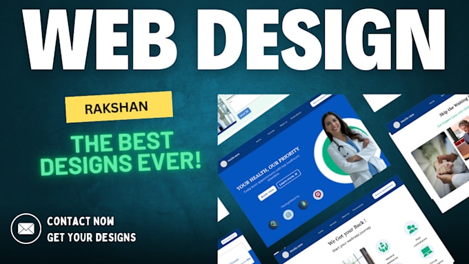 Gig Preview - Design professional websites for you