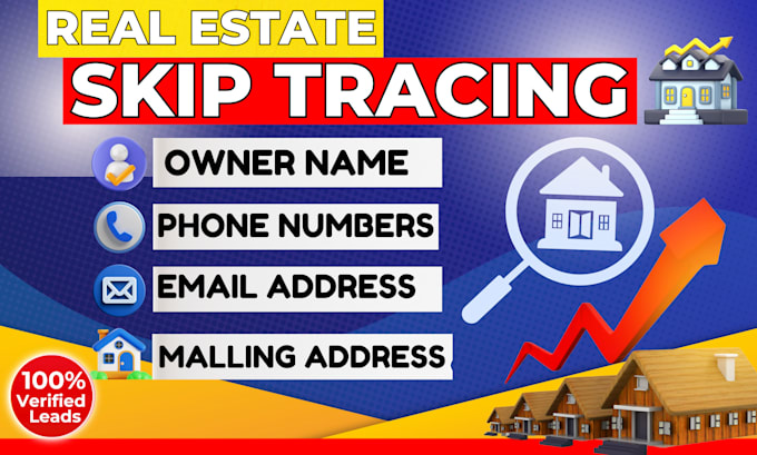 Gig Preview - Provide real estate skip tracing and llc skip tracing in bulk