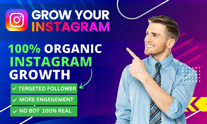 Gig Preview - Do instagram organic marketing and promotion