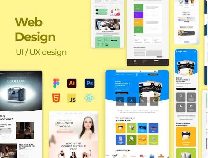 Gig Preview - Create a modern website design tailored to your needs