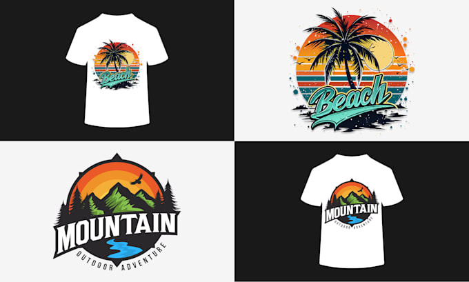 Gig Preview - Design custom t shirt, hand lettering, t shirt illustration within 12 hours