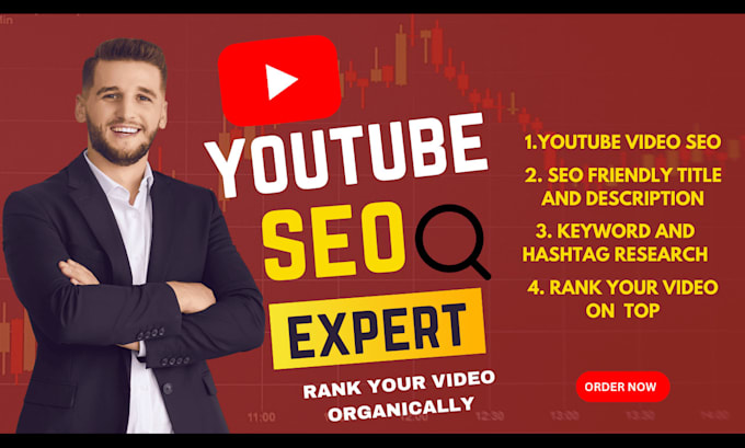 Gig Preview - Provide youtube video SEO to grow your video and channel