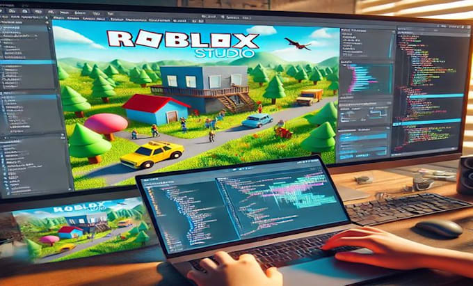 Gig Preview - Make custom map, script, model and code for your roblox game on roblox studio