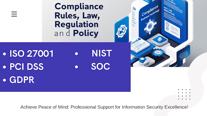 Gig Preview - Do iso 27001 and pci dss audit plans risk registers and reports