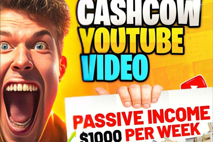 Gig Preview - Create automated cash cow videos, cash cow youtube, faceless videos