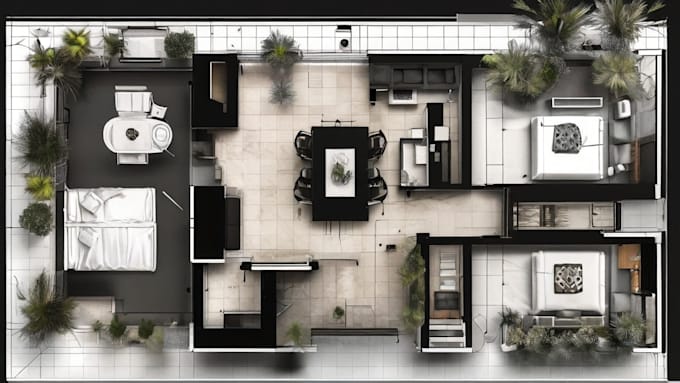 Gig Preview - Create professional 2d architectural layout plans