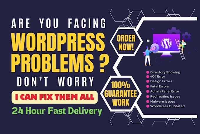 Gig Preview - Fix any wordpress issue quickly and professionally