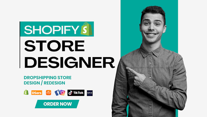 Gig Preview - Create a branded one product shopify dropshipping store and ecommerce website