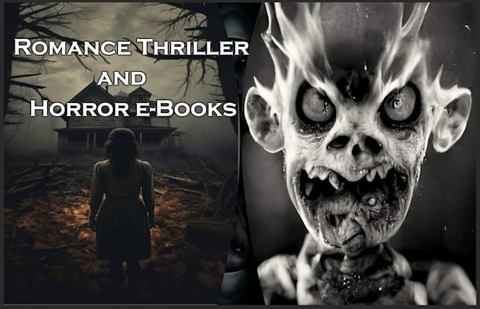 Gig Preview - Ghostwrite thriller, horror, and mystery stories, ebooks, or novels