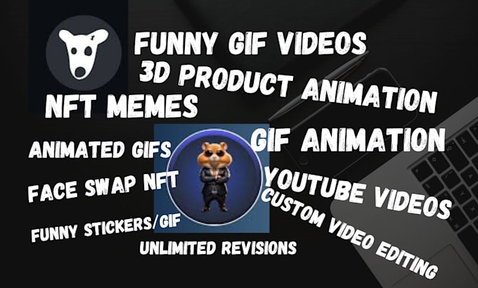 Gig Preview - Create funny videos animated gifs faceswap memes for you