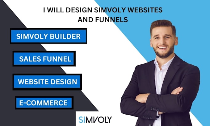 Gig Preview - Design simvoly websites and funnels