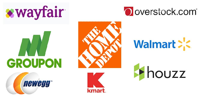 Gig Preview - Add products on wayfair home depot overstock walmart groupon houzz newegg lowes