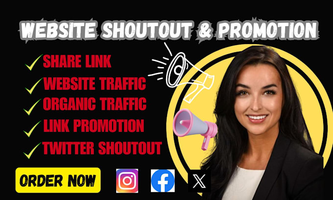 Gig Preview - Promote shoutout share website link to 95m twitter ig fb tiktok audience