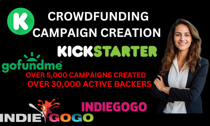 Bestseller - create kickstarter gofundme indiegogo fundraising crowdfunding campaign