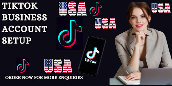 Gig Preview - Create USA tiktok account, US tiktok account, USA business tiktok account