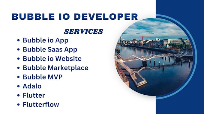 Gig Preview - Bubble io developer, bubble app, bubble io website adalo, flutter, flutterflow