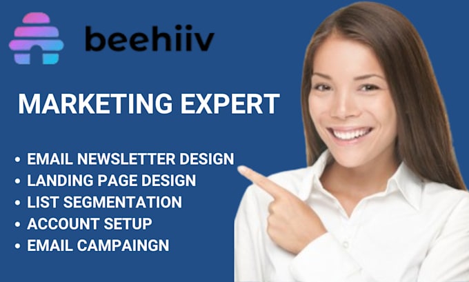 Gig Preview - Be your beehiiv expert in beehiive newsletter, beehiiv setup