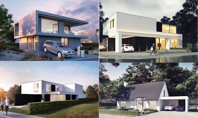 Gig Preview - Make photorealistic renders of your house