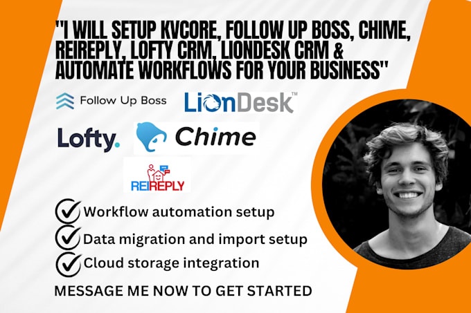 Bestseller - setup kvcore follow up boss chime reireply lofty liondeskcrm  automate workflows