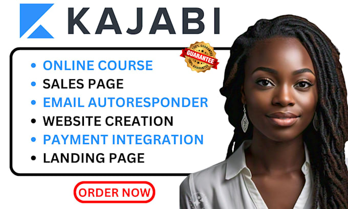 Gig Preview - Kajabi website design kajabi landing page kajabi online course thinkific website