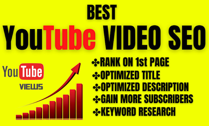 Gig Preview - Do best youtube channel seo and vidoe promotion