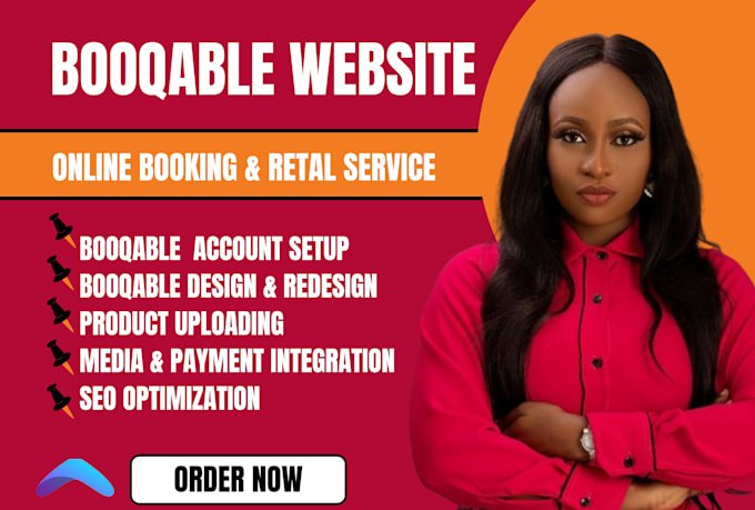 Gig Preview - Do booqable website design, online booking website, booqable rental website, seo