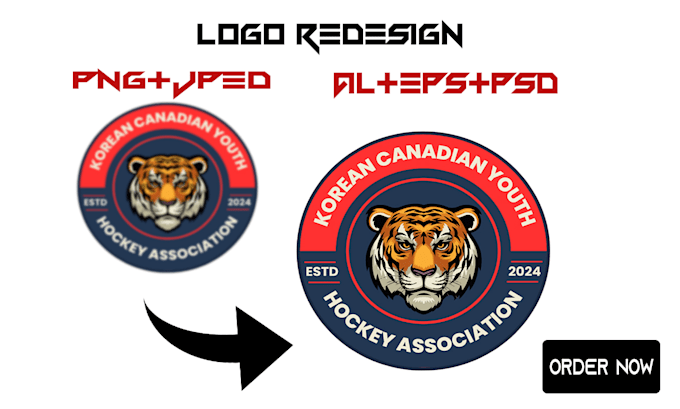 Gig Preview - Do logo redesign, modify, fix, remake, image to vector conversion only 24 hour