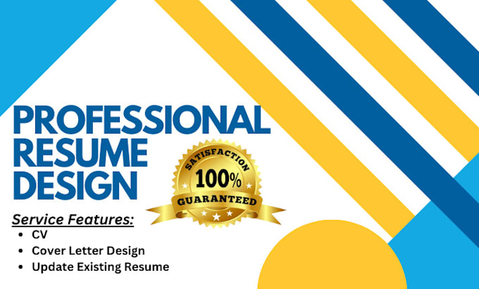 Gig Preview - Design effective cover lette, update your resume, design resume, CV