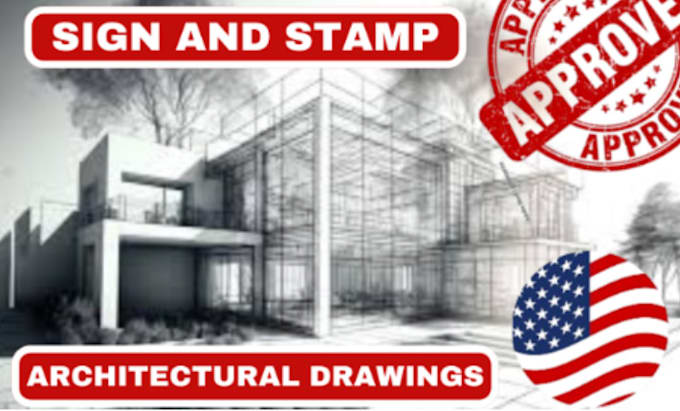 Gig Preview - 10x your architectural drawings, california engineering stamp, licensed, permit